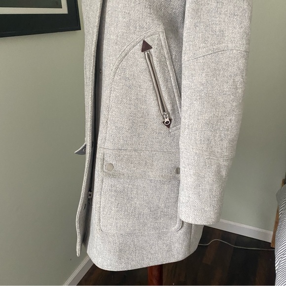 J.Crew Chateau Parka in Italian Stadium-Cloth Wool in Heather Dusk 00 - Picture 7 of 12